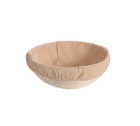 KESPER Cesta de fermentación/panera con forro textil, material: ratán, dimensiones: Ø 22 x H 8 cm, color: natural | 19730