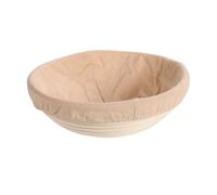 KESPER Cesta de fermentación/panera con forro textil, material: ratán, dimensiones: Ø 25 x H 8 cm, color: natural | 19731