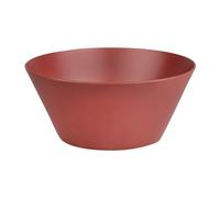 Kesper Cuenco para frutas y ensaladas, plástico (PET/PP), diámetro 24,8 x altura: 10,9 cm, apto para lavavajillas, color: rojo | 32822