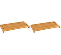 Kesper de la Cubierta, de Corte de la Placa, de la Cubierta de Horno, de Madera de FSC-de Madera de bambú, de Diferentes tamaños para Elegir, bambú, 54cmx28cm (Paquete de 2)