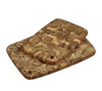 KESPER Juego de 2 tablas de trinchar, material: madera de acacia, dimensiones: 40 x 28 x 2 cm, 32 x 22 x 2 cm, color: marrón | 28155