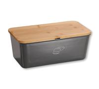 Kesper | Panera, material: melamina, bambú, tamaño: 34 x 18 x 14 cm, color: gris, marrón | 58089