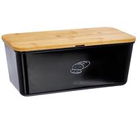 Kesper | Panera, material: melamina, bambú, tamaño: 34 x 18 x 14 cm, color: negro, marrón | 58091