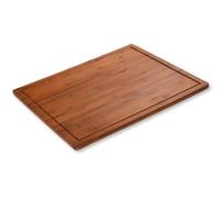 Kesper Placa protectora para fogones, material: bambú, tamaño: 56 x 50 cm, altura: 4 cm (incluye pies), color: marrón | 59599 13