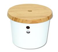 Kesper Tarro con tapa de bambú 32622, Envases para Alimentos, dimensiones: Ø 21 x 15,5 cm