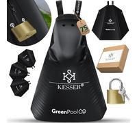 KESSER® Saco de riego para árboles, saco de agua y bolsa de riego de árboles, bolsa de duradera y resistente a los rayos UV, sistema de riego de jardín y árboles, 75 Litros, Negro, Set de 8