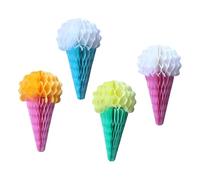 kesurpae Celebre con impresionantes decoraciones de helado de papel, adornos únicos, manualidades, bodas y cumpleaños, líneas suaves, decoración para fiestas, mobiliario