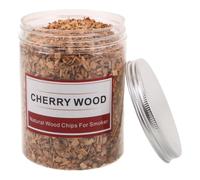 KESYOO 1 Caja Astillas de Madera para Ahumar 125g de Cerezo Natural | Barbacoa y Carne, Aroma Uniforme, Uso Sencillo, para Reuniones Familiares y Cocina de Humo