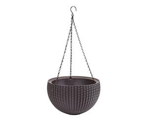 Keter 17199246 - Maceta Colgante para Plantas, Color marrón