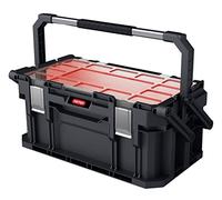Keter Caja de herramientas Connect Canti Tool 233848, negro y rojo, 56,5 x 31,7 x 25,1 cm