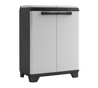 Keter armario de reciclaje split premium gris y negro 92 cm