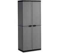 KETER ARMARIO JOLLY PORTAESCOBAS DE RESINA 3 ESTANTES AJUSTABLES 68X39XH166CM (3
