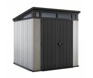 Keter Artisan gris - Caseta de jardín - Con puerta de dos hojas - 214x218x226 cm