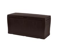 Keter Caja de almacenamiento para jardin 270 L con ruedas y manijas