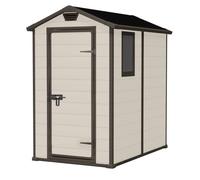 Keter Caseta de jardín Manor beis – con ventana lateral – 130x192x198 cm