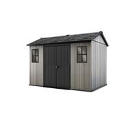 Keter Caseta De Jardín Oakland 1175 Cobertizo De Almacenamiento Exterior Ordenación Acero Metal Madera Resina 350x230x253 Wxdxh Cm