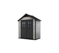 KETER Caseta de Jardín OAKLAND 754 EXTERIOR cobertizo de almacenamiento ordenación madera acero metal resina efecto madera 229,6x124,8x253 WxDxH cm