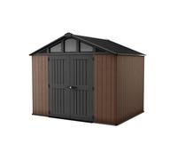 Keter Stronghold 10 x 8 - Caseta de jardín - Con puerta de doble hoja - 305 x 243 x 251 cm