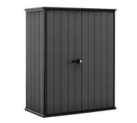 Keter Cortina Alto - Armario para herramientas de jardín - 140x73.6x170.4 cm
