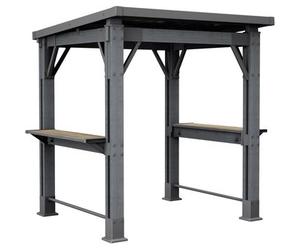 Keter Gril Gazebo Gris De Resina