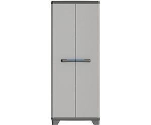 KETER LINEAR, armario alto, color /gris, 68 x 39 x 173 cm, 3 estantes ajustables, con cerradura