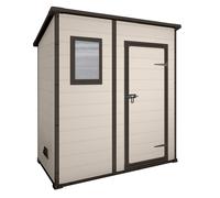 Keter Manor Pent beis - Caseta de jardín - Con ventana delantera - 183.5x111x200.5 cm