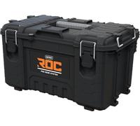 Keter ROC Pro Gear - Caja de herramientas resistente, modular, apilable, ligera, duradera, resistente al agua IP65, color negro