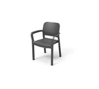 Keter Silla de Exterior Bella Chair, Color Grafito
