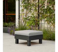 Keter Sillón individual Garden Elements Graphite con cojín gris claro