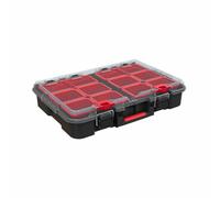 Keter Organizador Stack n' Roll – contenedores extraíbles, apilables, negro