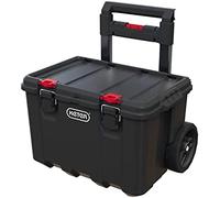 Keter Stack & Roll - Carrito de almacenamiento de herramientas de bricolaje resistente