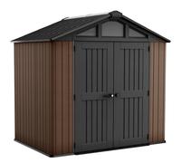 Keter Stronghold 8X6 - Caseta de jardín - Con puerta de doble hoja - 249 x 178 x 241 cm