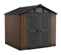 Keter Stronghold 8x8 - Caseta de jardín - Con puerta de doble hoja - 252 x 231 x 241 cm