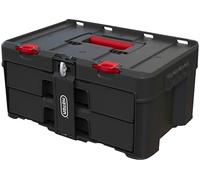Keter Unidad de almacenamiento Stack & Roll para herramientas, resistente, 2 cajones (253384)