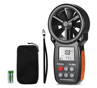 Kethvoz Anemómetro Digital Mini KE-866B Anemómetro Medidor de Velocidad de Viento con Medición de Temperatura para Windsurf, Pesca de Drone