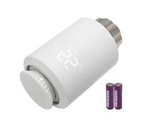 KETOTEK Cabezal Termostatico Radiador Zigbee Inteligente, Compatible con Alexa, Programable Válvula Termostatica Digital Tuya/Smart Life App Control M30 x 1,5