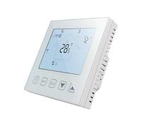 KETOTEK WiFi Termostato Calefaccion Suelo Radiante Electrico 16A con Sonda Compatible con Alexa, Inteligente Cronotermostato Termostato Ambiente Programable 220V Tuya/Smart Life App Control Blanco