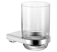 Keuco Collection Moll - Vaso para cepillos de dientes con soporte, cristal/cromo 12750019000