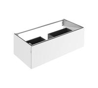 KEUCO EDITION 11 ART mueble bajo para lavabo, 1 extracción frontal, 1200x350x490mm, 32511511200, Cuerpo/Frontal: Lacado blanco seda mate / Lacado blanco seda mate