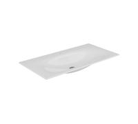 KEUCO EDITION 11 Lavabo empotrado de cerámica, 1055x17x538mm, con 1 agujero para grifo, blanco, 31150311001