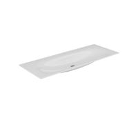 KEUCO EDITION 11 Lavabo empotrado de cerámica, 1407x17x538mm, sin agujero para grifo, blanco, 31160311400