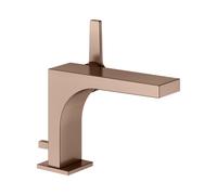 KEUCO EDITION 11 mezclador monomando de lavabo 110, con juego de desagüe, proyección 136mm, 51104290000, Color: rojo oro cepillado