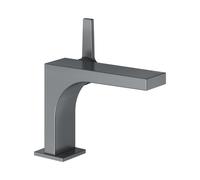 KEUCO EDITION 11 mezclador monomando de lavabo 110, sin juego de desagüe, proyección 136mm, 51104130100, Color: Negro cromo cepillado