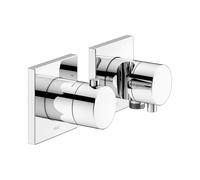 KEUCO EDITION 11 Thermostatarmaturen Set concealed for 2 consumers with hose connection and shower holder, 51153011222, Color: Cromado