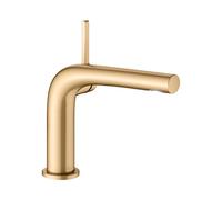 KEUCO EDITION 400 Mezclador monomando de lavabo 120, sin juego de desagüe, proyección 153mm, 51504250102, Color: latón cepillado