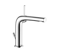KEUCO EDITION 400 Mezclador monomando de lavabo 150, con juego de desagüe, 153mm de proyección, 51502010000, Color: Cromado