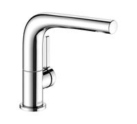 KEUCO EDITION 400 Mezclador monomando de lavabo 150, orientable, sin juego de desagüe, 51505010100, Color: Cromado