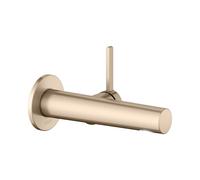 KEUCO EDITION 400 Mezclador monomando de lavabo, oculto para montaje en pared, 165mm de proyección, 51516030101, Color: bronce cepillado