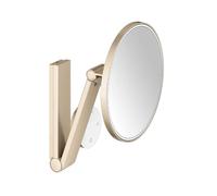 Keuco - Espejo cosmético de pared con luz LED, bronce cepillado 17612039002