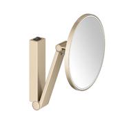 Keuco - Espejo cosmético de pared con luz LED, bronce cepillado 17612039004